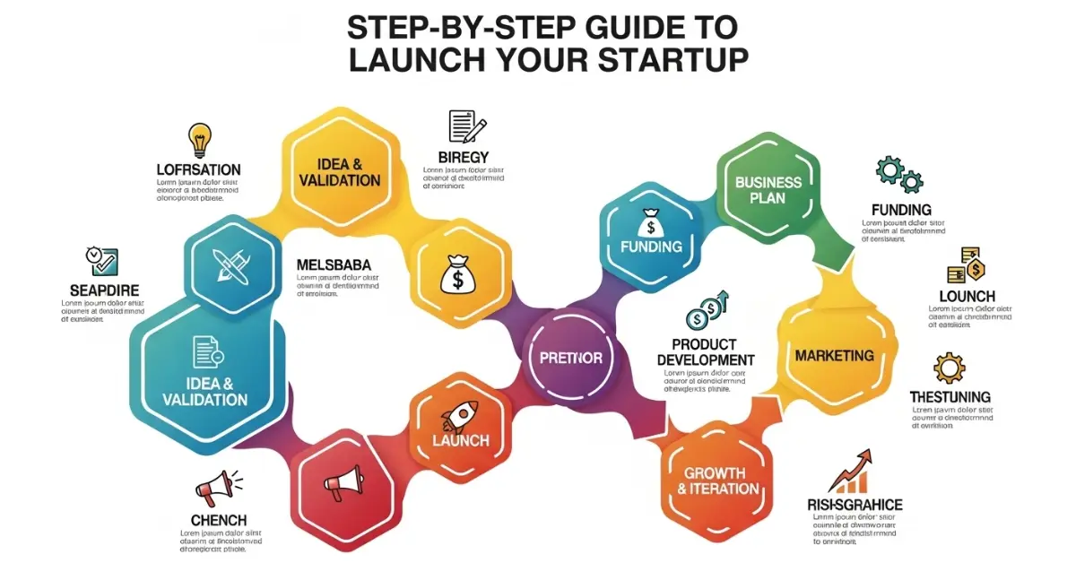 step by step guide to launch your startup